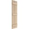 Ekena Millwork Rustic Two Board Joined Board-n-Batten Sandblasted Faux Wood Shutters, 11W x 86H, PR SHUBJS11X86SDPR - alternate 8